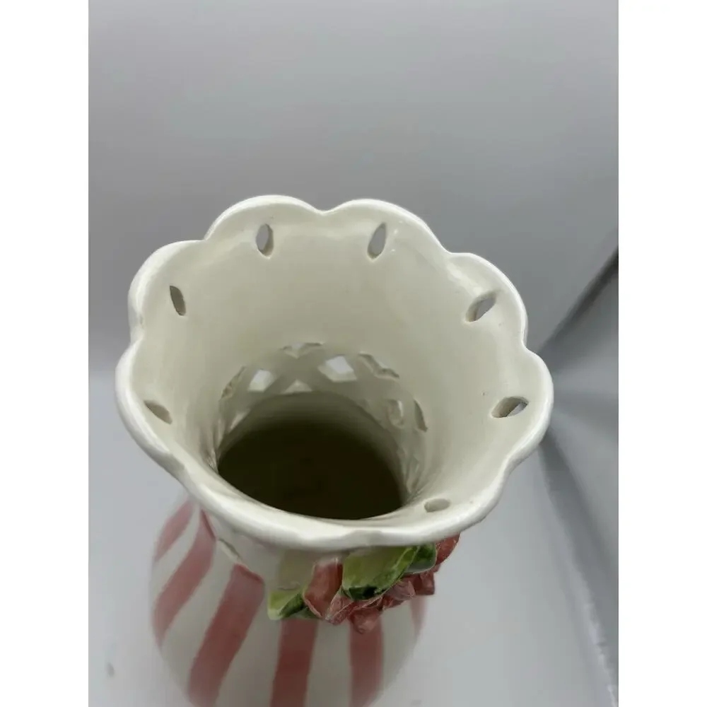 Hand Painted Vase Vintage 1970- 1990